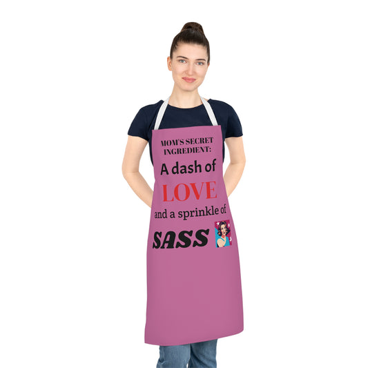 Mom's Secret Ingredient:  A Dash of Love and a Sprinkle of Sass - Mother's Day Apron