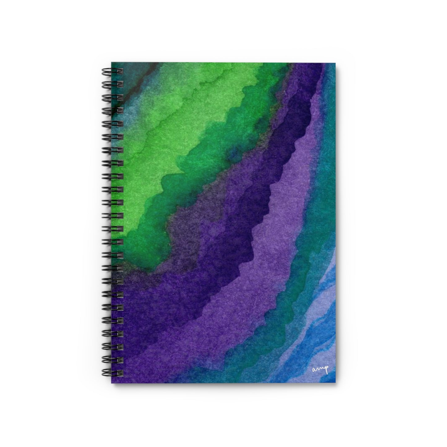 Smooth Nature Watercolored Notebook - Ruled Line