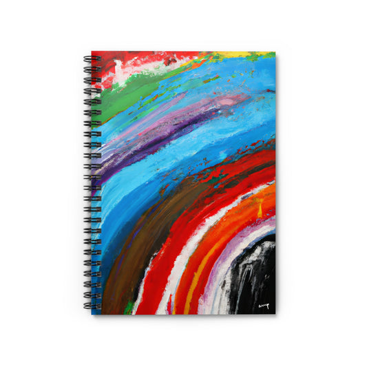 Color Strokes Notebook - Ruled Line