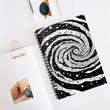 Milky Way Spiral Notebook - Ruled Line