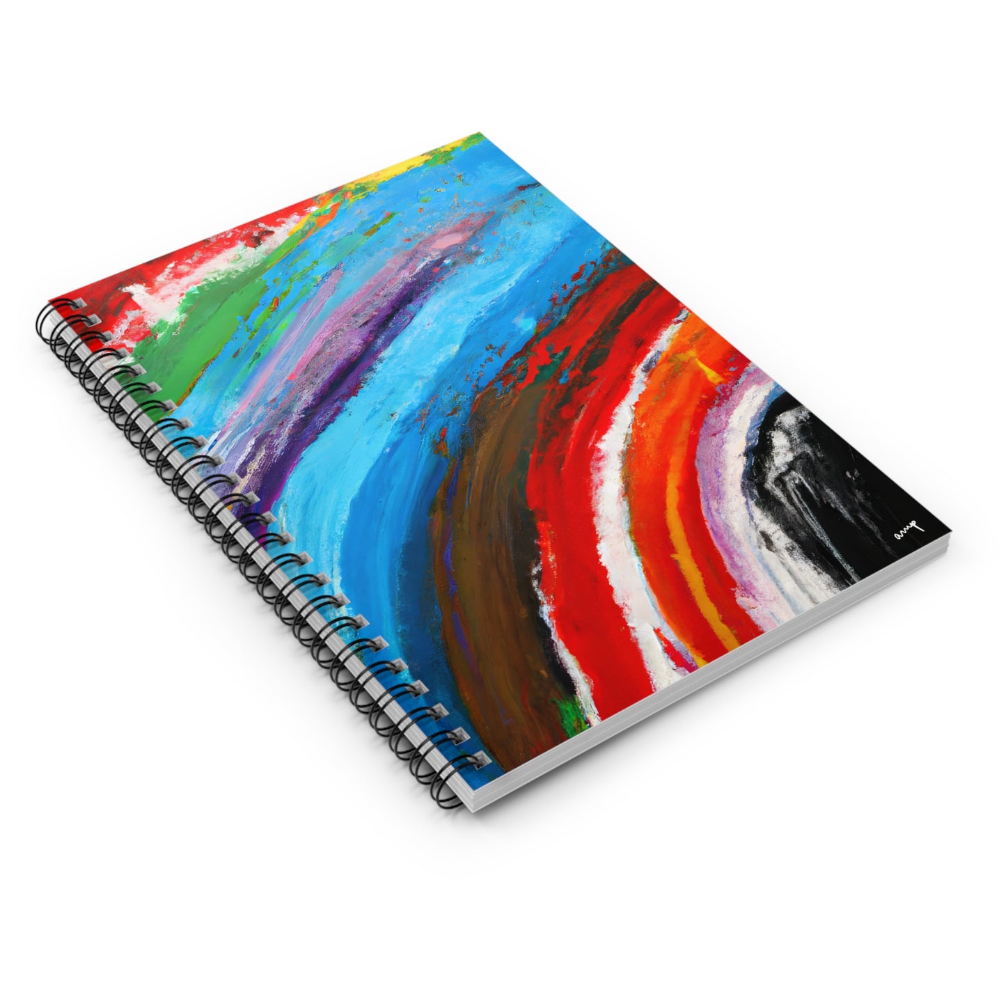 Color Strokes Notebook - Ruled Line