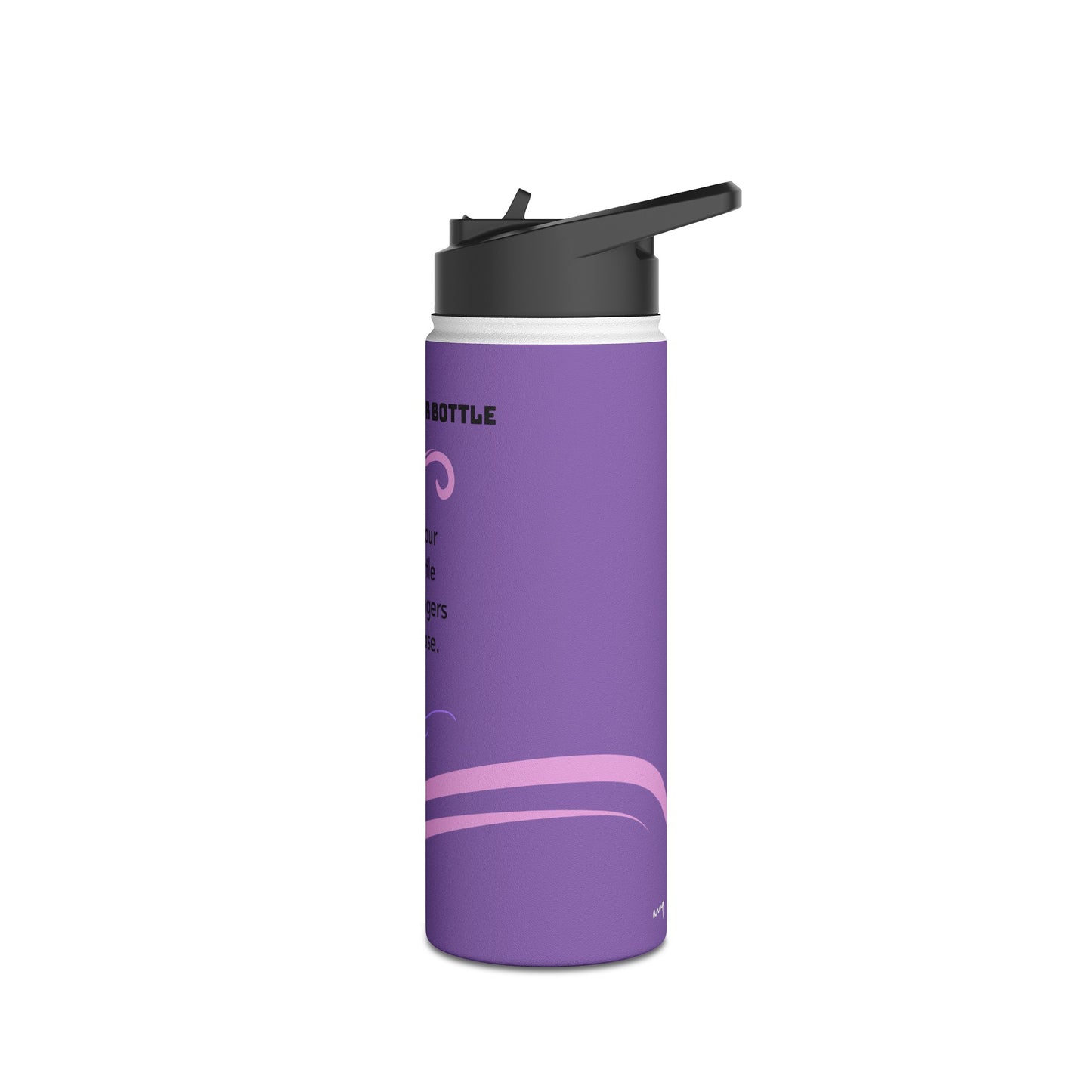 Mom's Water Bottle - Keep Your Cute Little Sticky Fingers Off Please - Stainless Steel Water Bottle with Lid