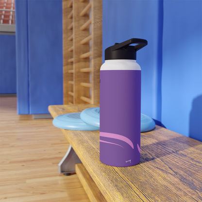 Mom's Water Bottle - Keep Your Cute Little Sticky Fingers Off Please - Stainless Steel Water Bottle with Lid