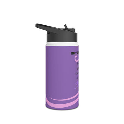 Mom's Water Bottle - Keep Your Cute Little Sticky Fingers Off Please - Stainless Steel Water Bottle with Lid