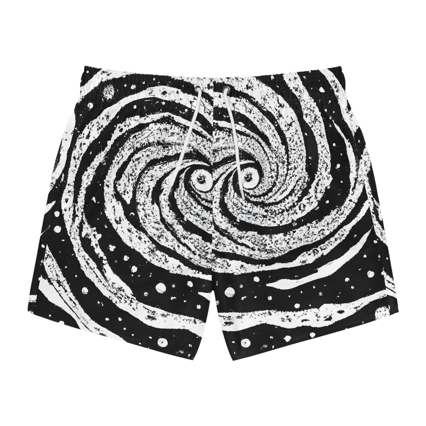 Black Star Spiral Swim Trunks