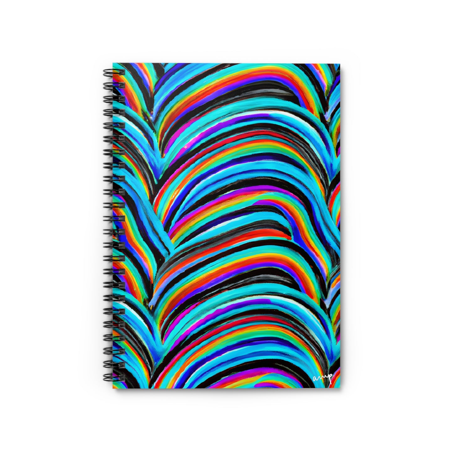 Rainbow Arc Spiral Notebook - Ruled Line