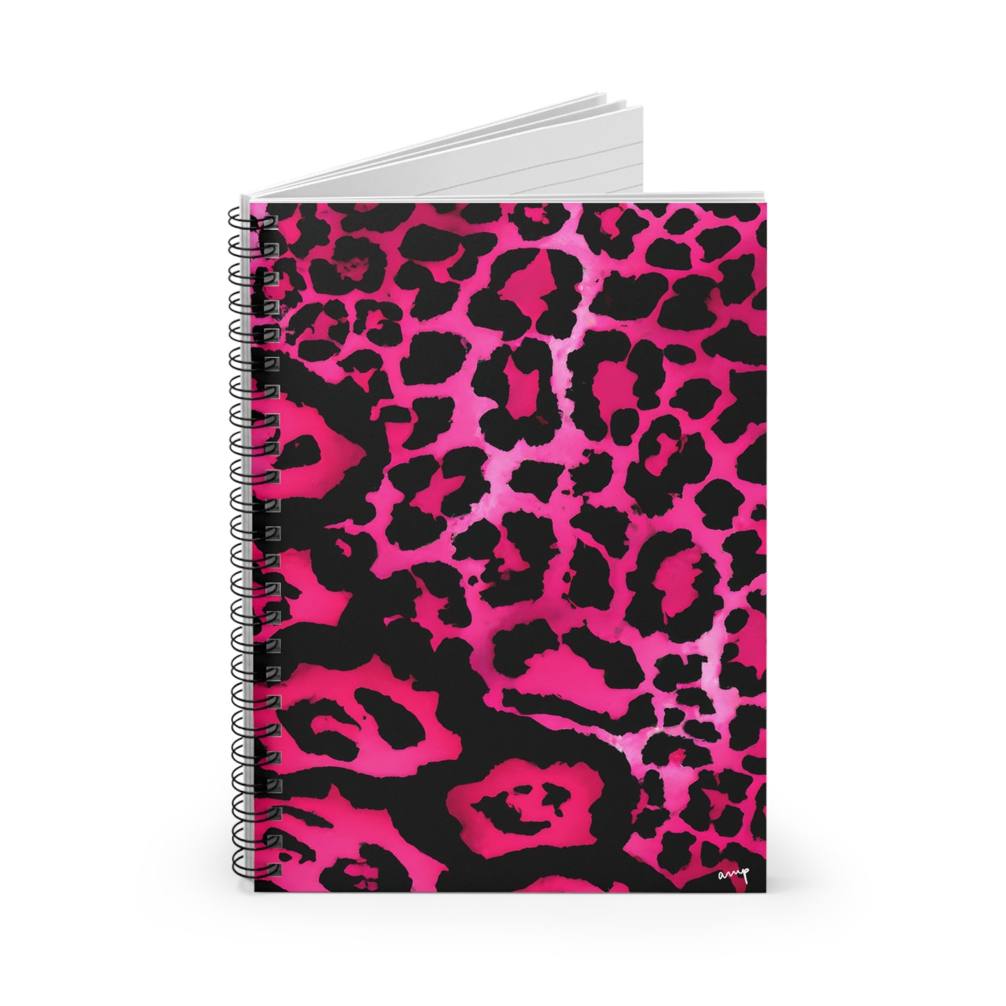 Pink Leopard Notebook - Ruled Line