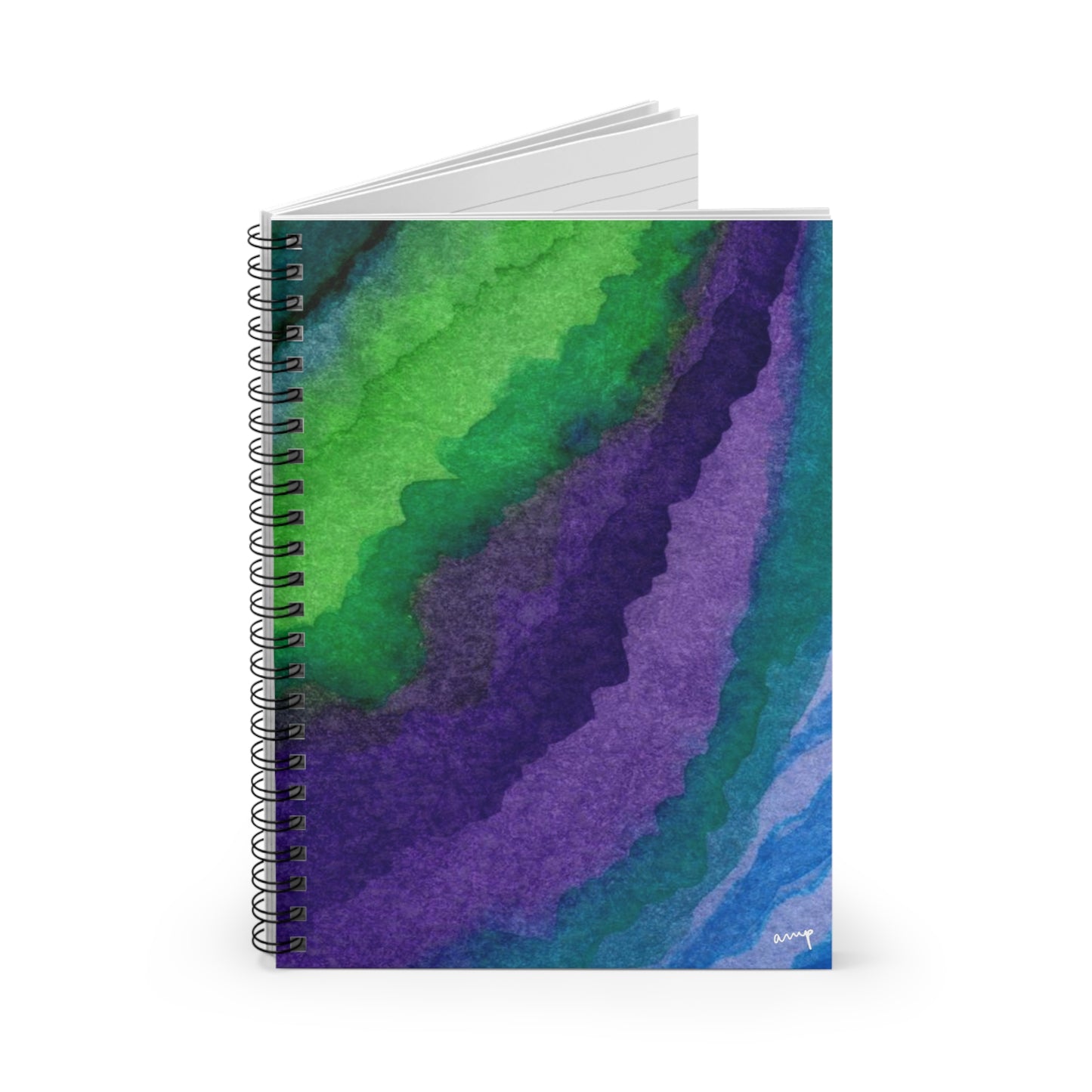 Smooth Nature Watercolored Notebook - Ruled Line