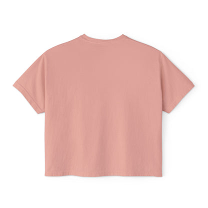 Women's Boxy Tee - #momgoals - 5 Sizes - US Cotton