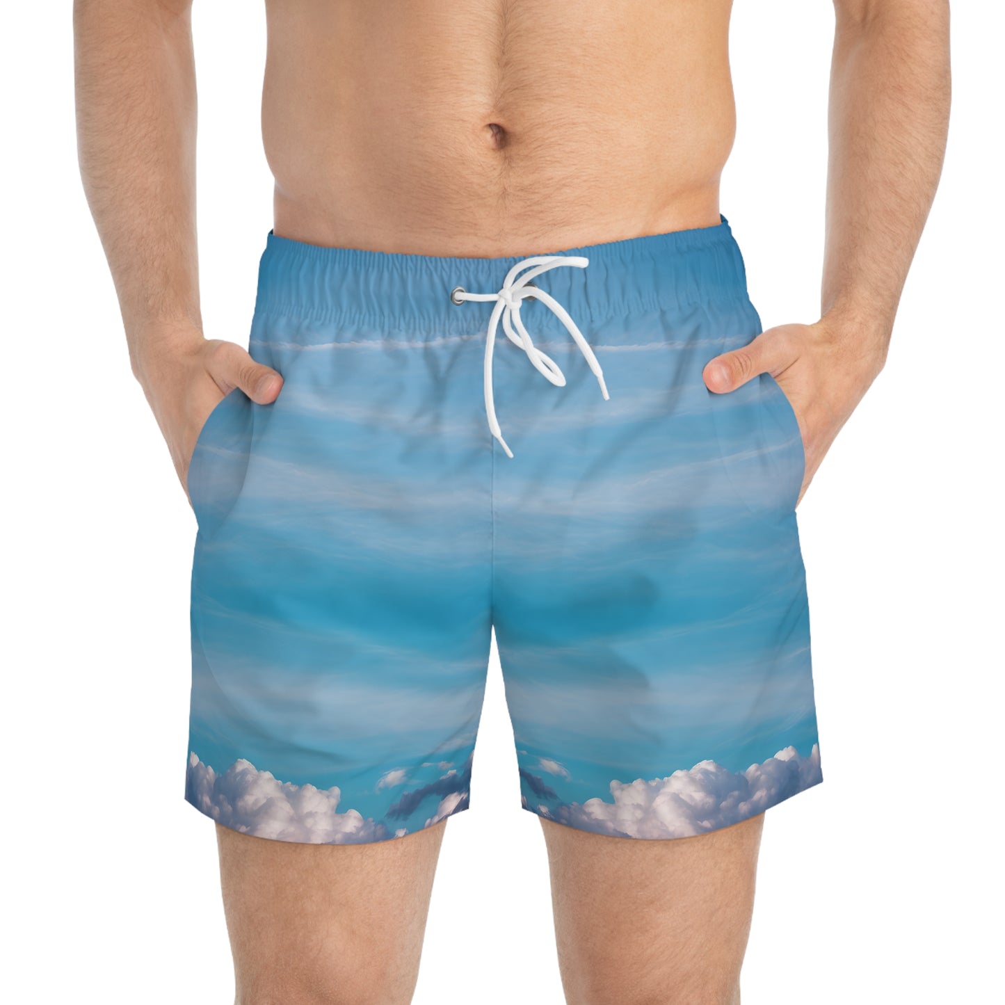 Soothing Sky Swim Trunks