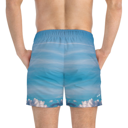 Soothing Sky Swim Trunks