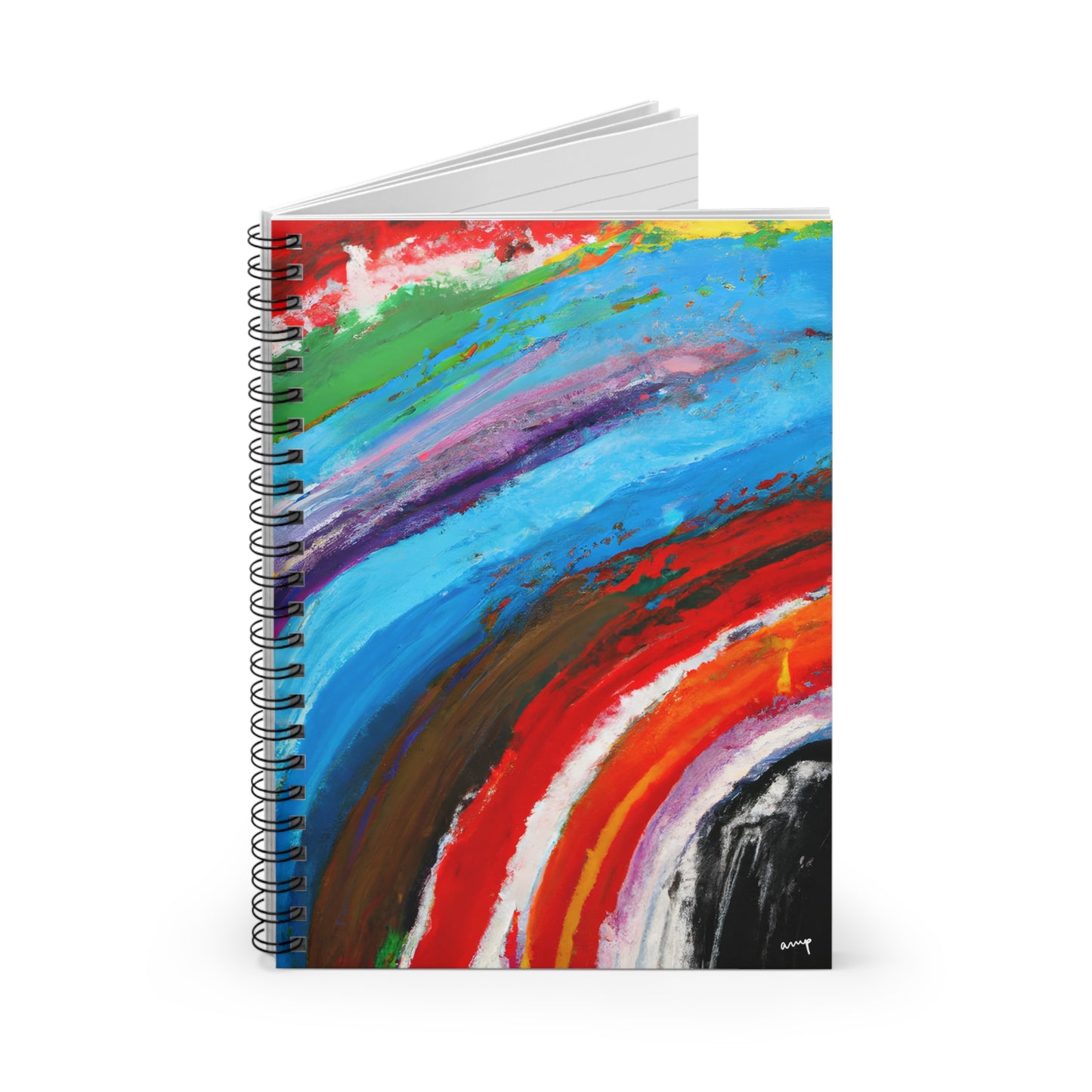 Color Strokes Notebook - Ruled Line