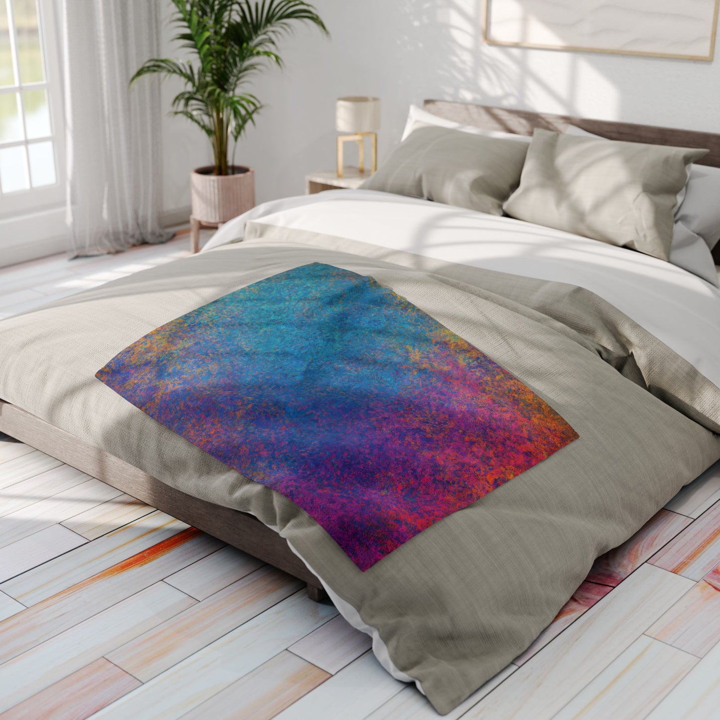 Rainbow Bliss Fleece Blanket