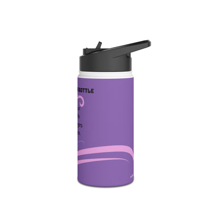 Mom's Water Bottle - Keep Your Cute Little Sticky Fingers Off Please - Stainless Steel Water Bottle with Lid