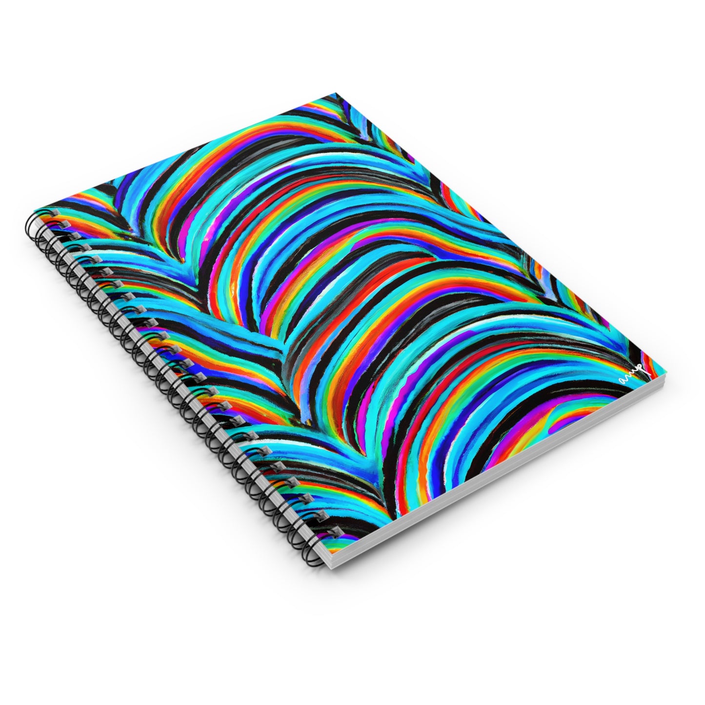 Rainbow Arc Spiral Notebook - Ruled Line