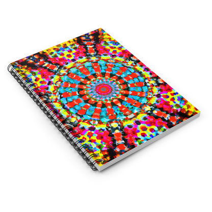 Kaleidoscope Spiral Notebook - Ruled Line