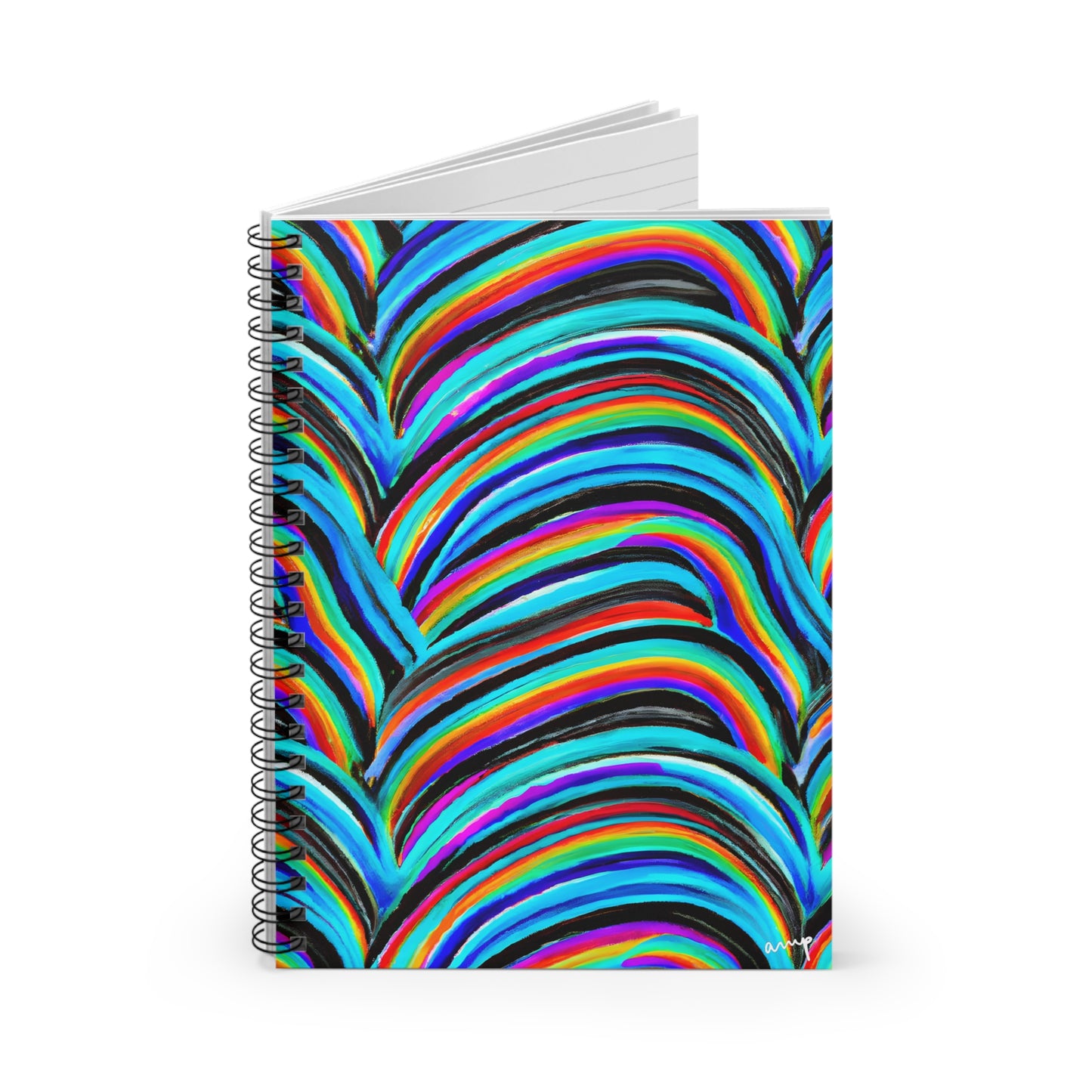 Rainbow Arc Spiral Notebook - Ruled Line