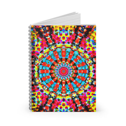 Kaleidoscope Spiral Notebook - Ruled Line