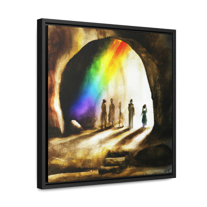 We've always been here - Gallery Canvas Wraps, Square Frame