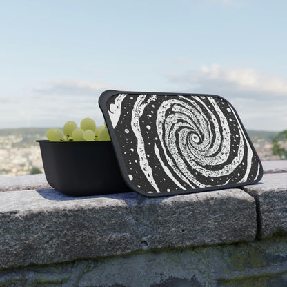 Milky Way Spiral PLA Bento Box with Band and Utensils