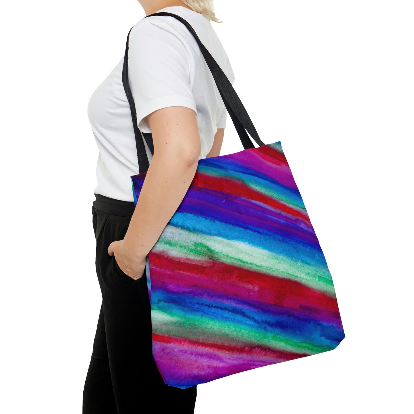 Vibrant Strokes Tote Bag