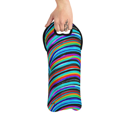 Rainbow Wine Tote Bag