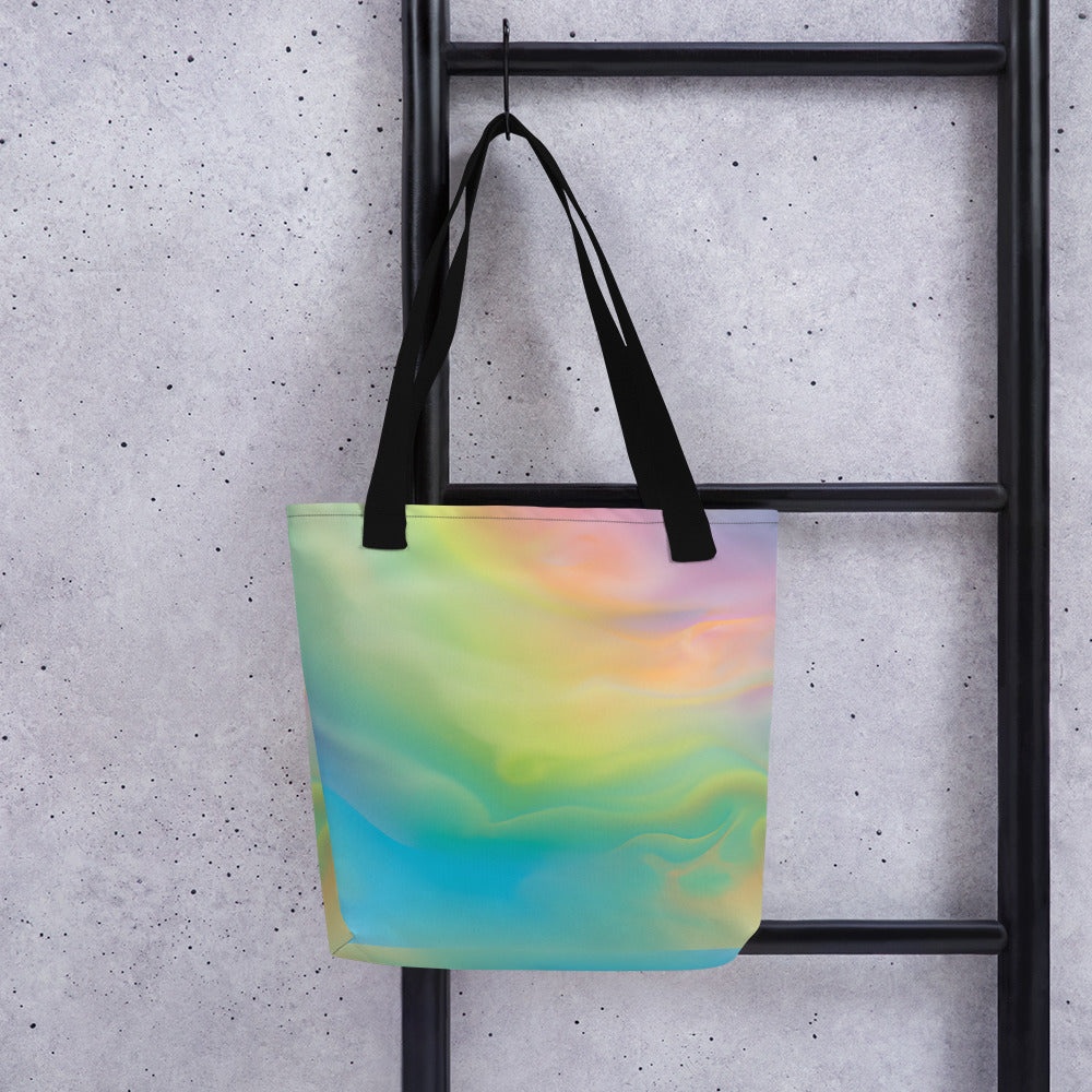 Rainbow Zen: Tranquil Tote bag