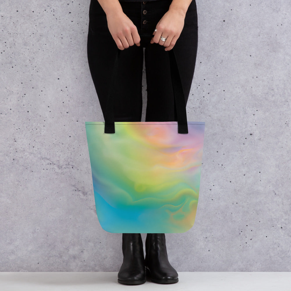 Rainbow Zen: Tranquil Tote bag