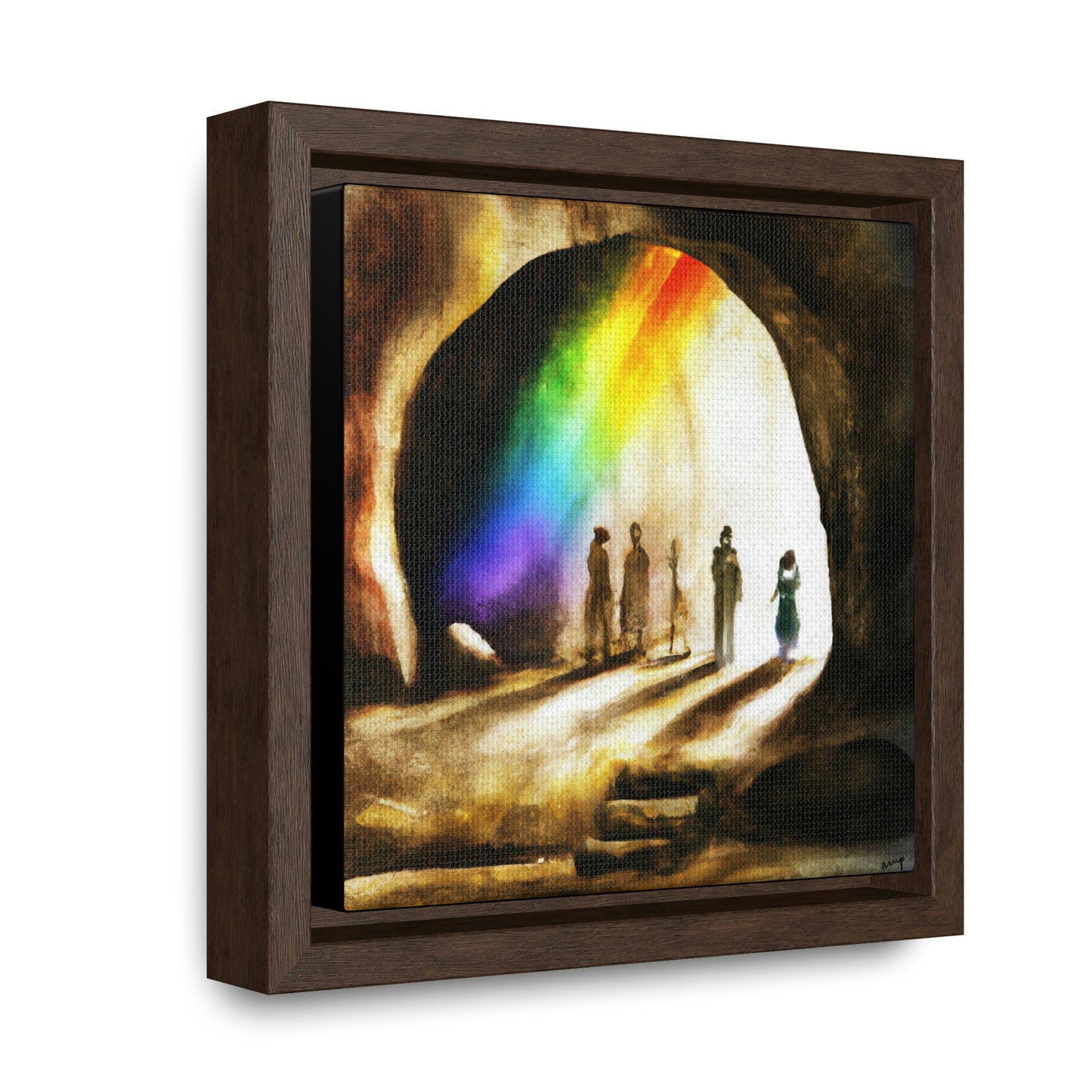 We've always been here - Gallery Canvas Wraps, Square Frame