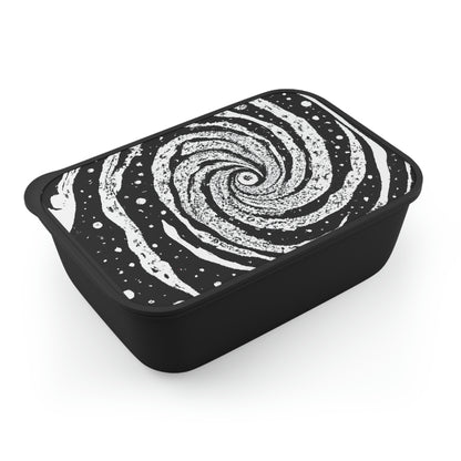 Milky Way Spiral PLA Bento Box with Band and Utensils